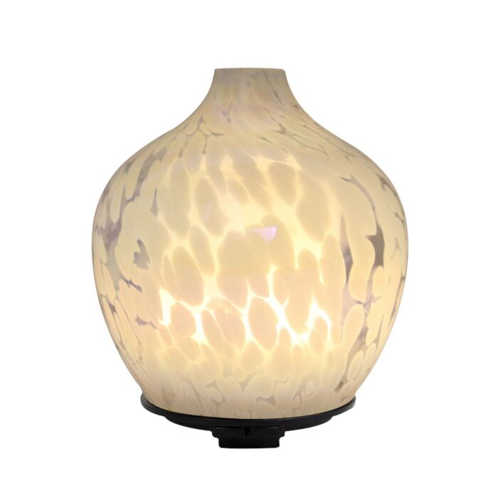 madebyzen Mercura White Glass Aroma Diffuser